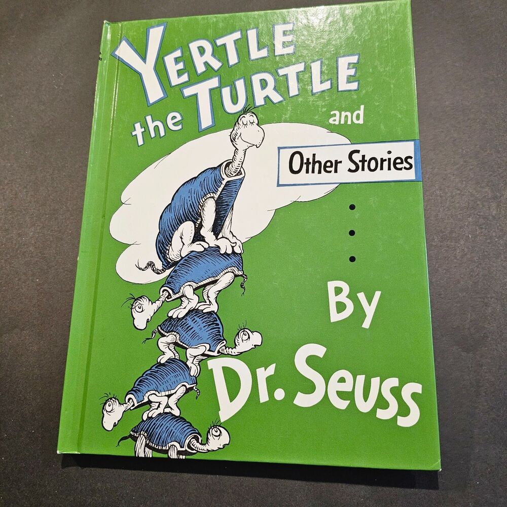 Dr. Seuss Yertle the Turtle Random House Hardcover Copyright 1986 Picture Book
